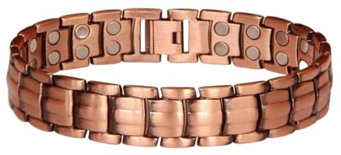 Opdestn Magnetarmbänder Für Männer - Robuste Kupferarmbänder Mit Starker Magnetkraft,Schmuckaccessoires Für Sport Fitness Outdoor Büro Arbeit Reisen Erwachsene Senioren