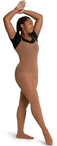 Capezio Womens Convertible Body Tight, Caramel, Large-X-Large US
