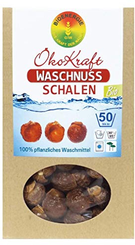 Bioenergi ekologisk kraft tvättnötsskal, 250 g