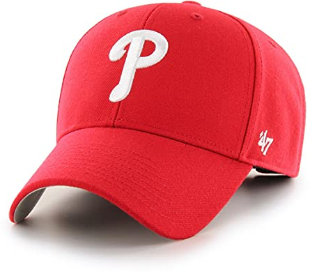 '47 MLB Baseballcap Philadelphia Phillies Rot Most Valueable Player Cap Kappe Basecap