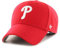 '47 MLB Baseballcap Philadelphia Phillies Rot Most Valueable Player Cap Kappe Basecap