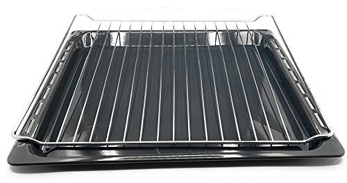 Rejilla Horno Extraíble + Bandeja Horno Extraíble Compatible con Fagor - MEDIDAS 44,5 x 37,5 x 4 -