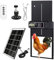 Große Solar Automatische Hühnerklappe Upgrade,Elektrische Hühnerklappe Automatisch mit Timer, 7W Solarpanel,Anti-Pinch,LCD Display, Fernbedienung, Automatische Hühnerstalltür Hühnertür