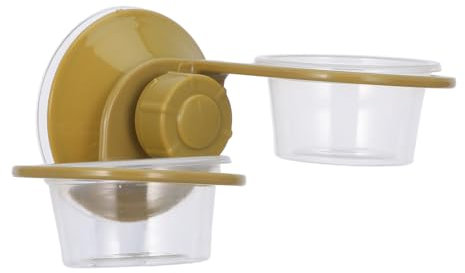 BESPORTBLE Hängende Reptilienfutterschale Mit Doppeltem Design Platzsparender Futter Und Wassernapf Für Schildkröten Geckos Und Andere Reptilien Installieren Vielseitig Einsetzbar Für