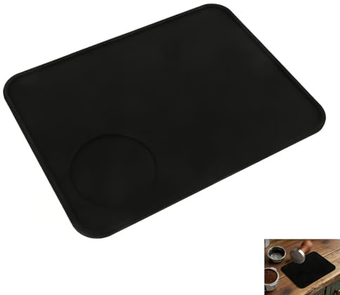 Tappetino di pressatura, tappetino in silicone per caffè antiscivolo, tappetino barista per macchina da caffè espresso, supporto porta filtro, protezione piano di lavoro, accessorio caffè, durevole