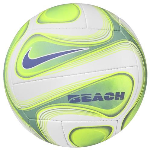 Nike Unisex Deflated Beachvolleyboll, White/White/Sapphire, 5