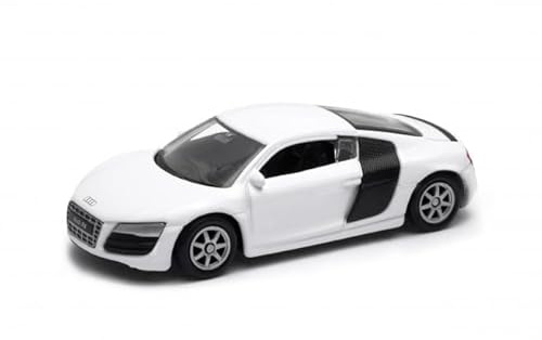 OPO 10 - Auto in Miniatura Compatibile con Audi R8 V10, Scala 1:64, 3 Pollici (7,5 cm), Welly SUP41