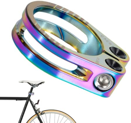 Cykelsadelklämma för sadelklämma bekväm, säker | Aluminiumlegering för bergs-, väg-, stads- och hopfällbara cyklar
