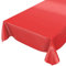Wachstuchtischdecke Wachstuch abwaschbare Tischdecke Uni Glanz Einfarbig Rot Schnittkante 200 x 140cm