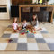 MioTetto Krabbelmatte Baby - Zertifiziert, Sicher, Robust - Spielmatte Baby, Puzzlematte, Kinderteppich - Stilvolle, Wasserfeste, Einfache Montage - Für Familien & Großeltern, 16/36 Fliesen