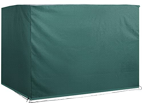 Outsunny Funda Balancín Jardín Funda Columpio Jardín Exterior Cubierta de Columpio con Cremallera Impermeable 215x155x150 cm Verde