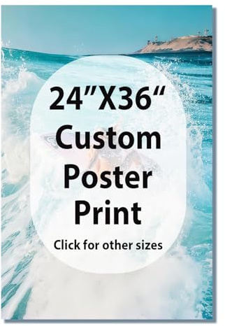 JIMUJIA Custom Canvas Art Print 24x36 - Unframed Artwork, Personalized Wall Decor, Customizable Photo, Custom Portrait, Office, Living Room, Bedroom Wall Art(24×36in,Unframe)