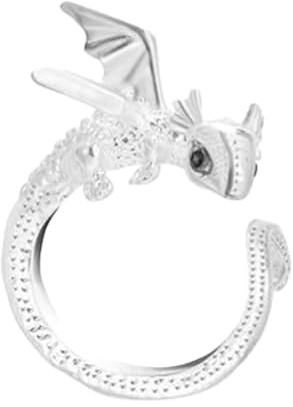 Genérico -Häkelring för slingor - 10 g spännring för häxdrachen, 1 x fjäderring, örhänge, finger-halsband, slingring för örhängen