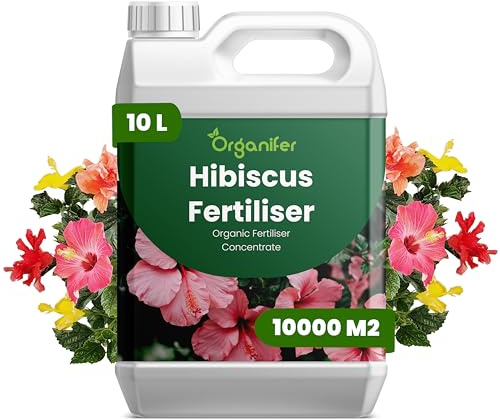 Organiskt flytande gödsel 10L för Hibiskus – stimulerar rötter och vitalitet - Organifer