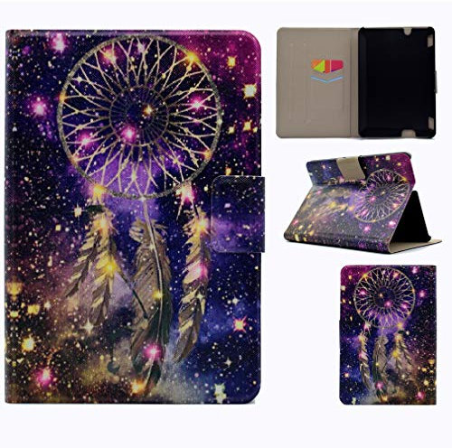 LMFULM® Case for Amazon Kindle Fire HDX 7 (3rd Generation 2013 Release Only) PU Hard Case Magnetic Leather Case Star Dream Catcher Pattern Wake/Sleep Function Stand Case for Kindle Fire HDX 7