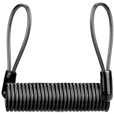MiOYOOW Motorrad Erinnerungskabel Reminder Kabel, Erinnerungskabel für Bremsscheibenschloß Kabel für Diebstahlschutz dehnbar bis 120cm