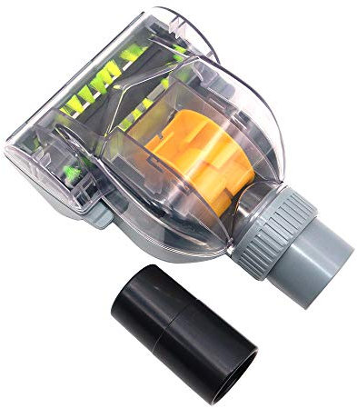 Namvo Cepillo Universal para Aspiradora, Mini Turbo, 32 mm/35 mm, para Eliminar Suciedad y Pelo de Mascotas, Compatible con Aspiradoras de 32 o 35 mm, Fácil de Ajustar, Unisex, Transparente