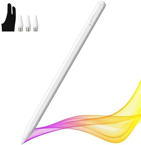 Tablet Stift für Alle Touchscreen Tablets Stylus Pen Kompatibel Mit IOS Android Lenovo Samsung Xiaomi Acer LG Dell Chromebook, 1.5mm HochpräZiser Active Pen, Magnetic Adsorption Pencil