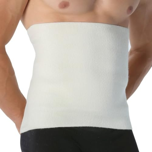 Easy8 - S Ceinture Lombaire, Abdominale, Homme Femme en Laine | Gaine, Mal de Dos, Elastique, Ventrale, Thermique, Chauffante, Ceinture de Maintien, Reins, Hiver, Froid, Invisible, Unisexe