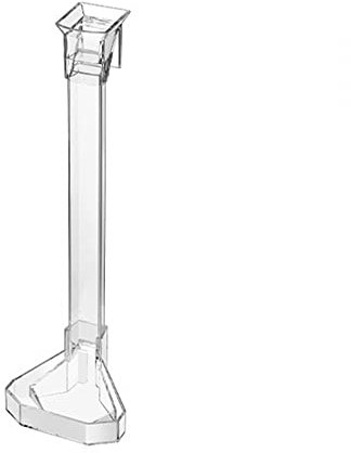 DONGKER Garnelen Futterrohr, 21/28 cm Acryl Aquarium Futterspender für Garnelenfutter, Transparent Fütterungsröhre für Garnelen, Fische, Krabben und andere Bodenfische