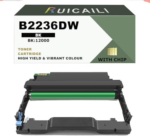 B2236DW Imaging Drum Unit Compatible for Lexmark B2236dw MB2236 MB2236adw Printer,1 Pack Black,Print 12,000 Pages