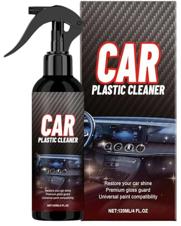 Spray per la cura del veicolo – flacone spray da 6,61 pollici | spray auto in plastica – 120 ml detergente per interni ed esterni per tappeti, cuoio, cruscotto, tessuti, finestre e sedili per una