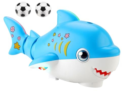 Leksak Vad En Boll: Shark Andnings Tränare Med Ljudaktiverade Färgskiftande | Stem Leksak med Finmotorik För Barn | Festtillbehör