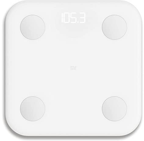 Xiaomi Mi Body Composition Scale 2 - Hochpräziser BIA-Chip, 13 Körperdaten, Bluetooth 5.0, kompatibel mit Android/iOS, intelligente Skala, MiFit-App weiß
