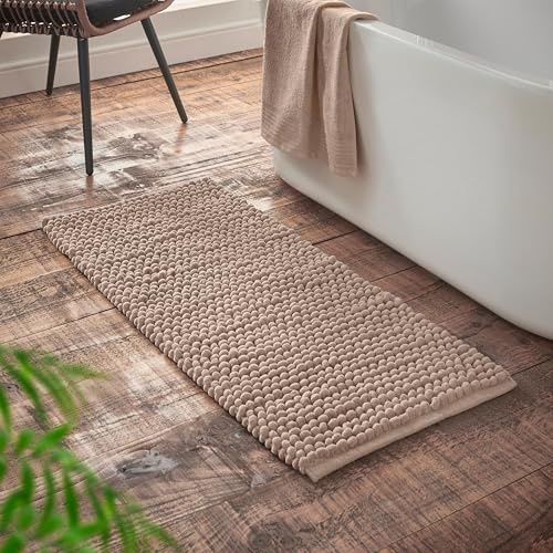 Bianca Aspen Bobble 50x120 cm Bath Runner Natural