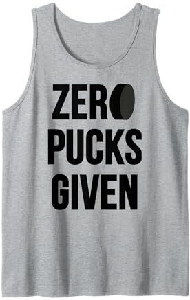 Zero Pucks Given Tank Top