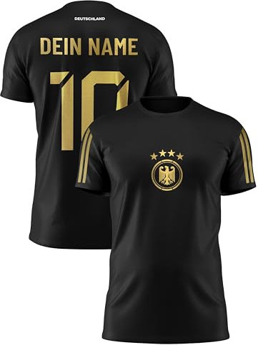ZUMEL Deutschland Trikot mit eigenem Namen & Nummer – Personalisiertes Fußballtrikot