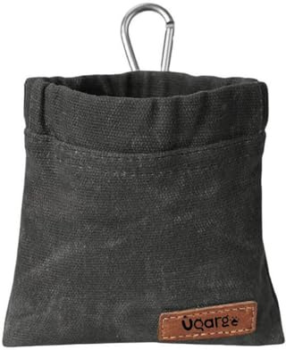 Voarge Sac à friandises pour chien - Sac à friandises pour chien - Petit sac à nourriture pour chien - Mains libres - Fermeture automatique