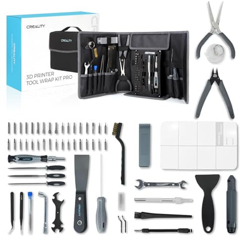 Creality 3D Drucker Tool Kit Pro Montage/Entfernen/Filament Schneiden Toolkit für Reinigung Finishing Druck, passend für Creality und alle FDM Drucker