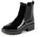 The Drop Campbell Sherpa Chelsea Boots, Schwarzes Lack, 39.5 EU