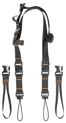 Tatonka Kamerariemen Camera Strap - Praktisches Trageriemen-Set für die Kamera mit Adaptern zur Befestigung direkt an der Kamera - 120 x 3,8 cm