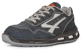 U-Power Red Lion Emotion, Chaussures de sécurité unisexes, légères, flexibles, anti-crevaison en cuir, avec insert Infinergy, avec embouts en aluminium (Blue 41)