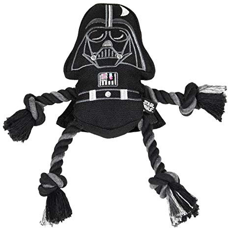 CERDÁ LIFE'S LITTLE MOMENTS - for Fan Pets Star Wars Hundespielzeug, Kuscheltier für Hunde mit Seil - Offizielle Star Wars Lizenz Darth Vader