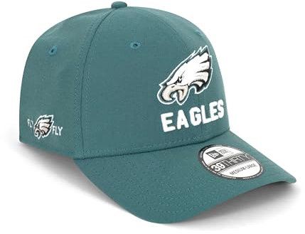 New Era - NFL Philadelphia Eagles Side Hit 39Thirty Stretch Cap, Größe:L-XL