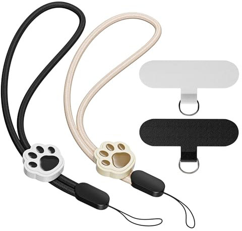 SURDOCA Universelles Handyband – Süße kurze Handschlaufe für Handy, Kamera-Handschlaufe, Handykette kurz, Schlüsselband, Trageschlaufe für USB-Stick & Ausweis