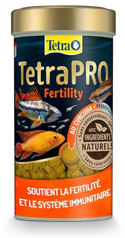 Tetra Pro Fertility Multi-Crisps – Premium fiskfoder med gurkmeja för att stödja avelsframgång, 250 ml burk
