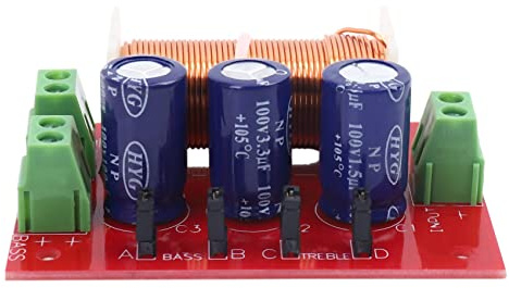 Lafeier 400 W högtalare crossover 2-vägs hög-låg 4-16 ohm frekvensdelare för