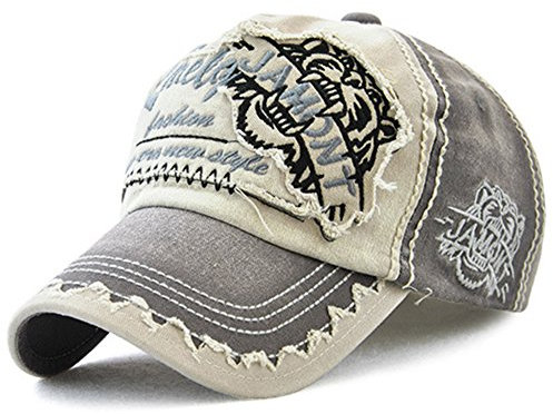 Tioamy Baseball Kappe Basecap Unisex einstellbare Retro Baseball Hut Freizeit Cap modischste Cotton Cap Schreiben Outdoor Hut für Männer und Frauen