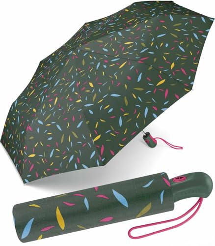 Esprit Easymatic Light Little Leaves - Paraguas de bolsillo