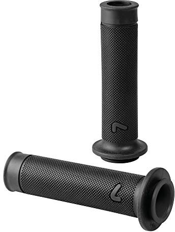 Lampa 90578 Sport-Grip, manopole per Manubrio Moto universali Set 2 Pezzi Destra e Sinistra in Gomma- Nero