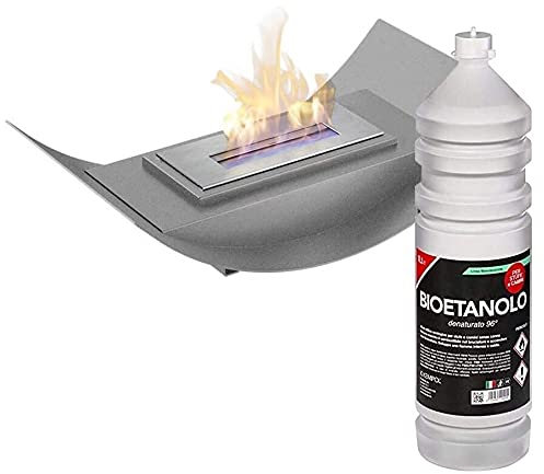 KEMIPOL 1 LT BIOETANOLO COMBUSTIBILE Liquido Ecologico Naturale INODORE Camino