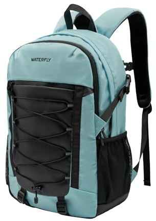WATERFLY 25L Wanderrucksack Herren Damen: Sport Trekkingrucksack Leicht Rucksack Outdoor Daypack mit Abnehmbare Brustschnalle für Wandern Reisen Camping