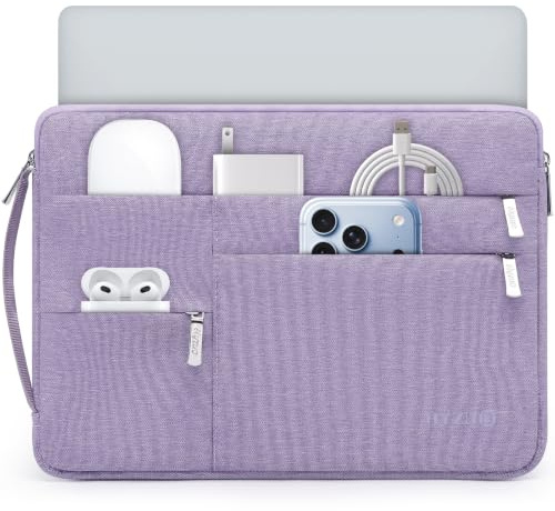 HYZUO 17-17,3 Tum Laptopfodral Väska Portfölj, Lila Purpur