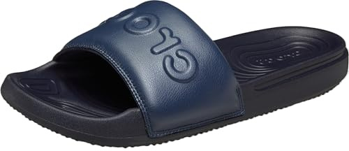 Crocs Sandalo Slide da uomo, blu navy, 40 UK, Marina Militare, 43/44 EU