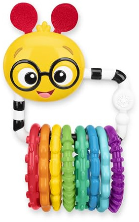 Baby Einstein Cals Connectors Sensory Toy with Textured Links, Ages 0+ Months and Up