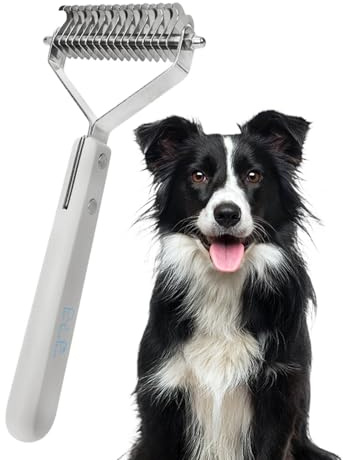Spazzola Rastrello Per Cane Per La - Spazzola Sottopelo - Strumento Doilettatura Doppia Faccia Cura Mantello Animali Domestici Taglia Media Grande Uso Casa Cani Gatti
